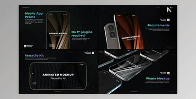 Mobile Phone App Mockup Kit (Videohive 53422289) - AE Project