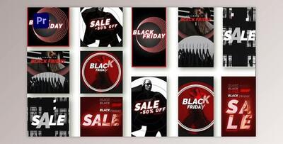 Black Friday Instagram Promo Mogrt 140 (Videohive 34087931)