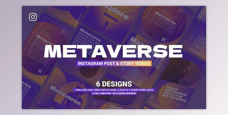 Metaverse Instagram Promotion (Videohive 37736802) - AE Project