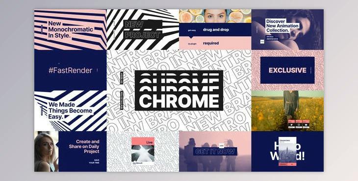 Chrome Opener (Videohive 29932365) - AE Project