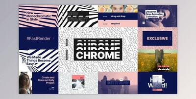 Chrome Opener (Videohive 29932365) - AE Project