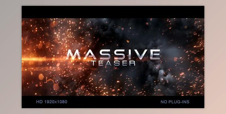 Massive Impact Teaser (Videohive 22427822) - AE Project