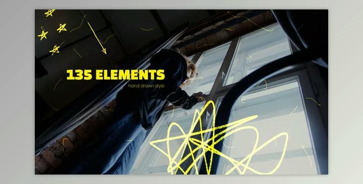 Drawn Sticker Pack (Videohive 45121706) - PR Project