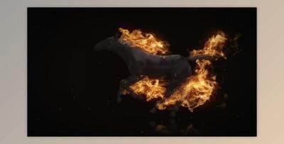 Flamming Horse Logo Reveal (Videohive 22216625)