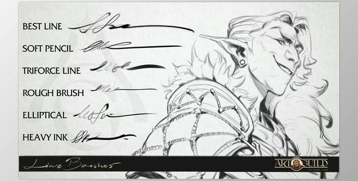 LINE Brushes by Esben Lash