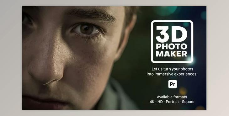 3D Photo Maker for Premiere Pro (Videohive 54077917) - PR Project