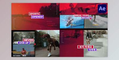 Sports Opener for After Effects (Videohive 50863856) - AE Project