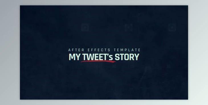 Videohive My Tweet’s Story 39657568