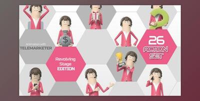 26 Action Set Telemarketer (Videohive 33966263) - AE Project