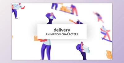 Delivery - Character Set (Videohive 32842637) - AE Project