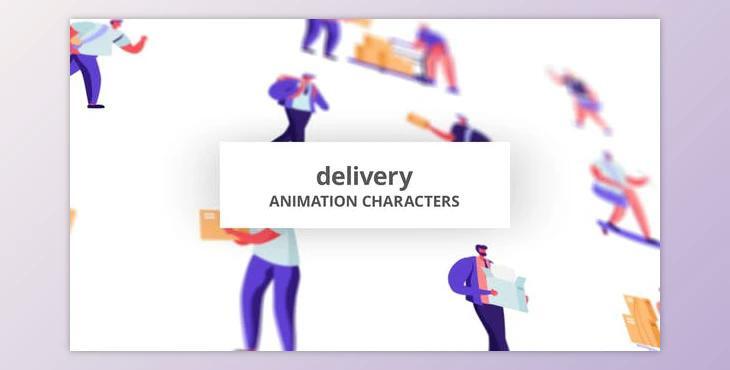 Delivery - Character Set (Videohive 32842637) - AE Project