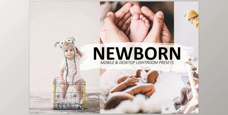 Newborn Lightroom Presets CreativeMarket-5613112 (XMP, DNG) - mobile and desktop