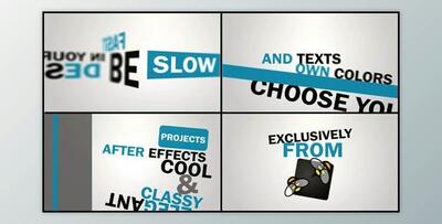 Kinetic Typography – VideoHive 4706469 - AE Project