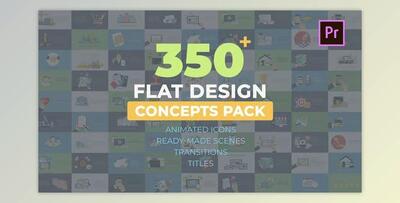 Flat Design Concepts (Videohive 28481253) - PR Project