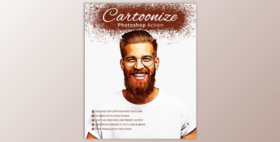 Cartoonize Photoshop Action By muzick (ATN)