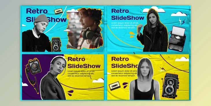 Retro SlideShow (Videohive 37608302) - AE Project