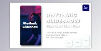 Rhythmic Slideshow – Instagram Reels, TikTok Post, Short Stories (Videohive 41955729) - AE Project