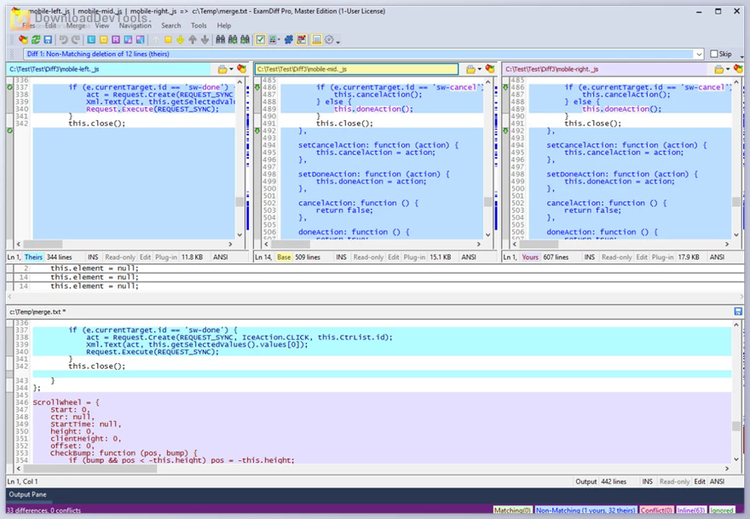 ExamDiff Pro Master Edition v16.0.1.3 for Win x86 & x64 + Portable Edition + Keygen