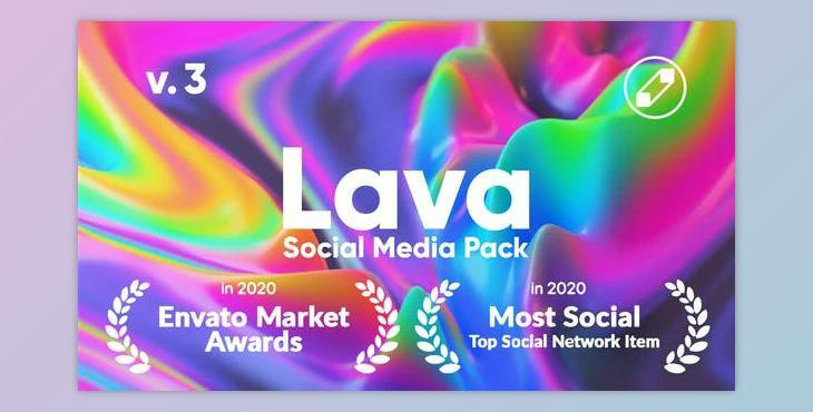 Videohive Lava Social Media Pack 24118486 V3.1 (With Crack)