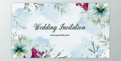Romantic Wedding Invitation (Videohive 40128072) - AE Project