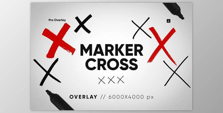 25 Marker Cross Overlay HQ - 35807755