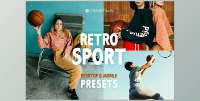 Retro Sport Lightroom Presets CreativeMarket - 6381314