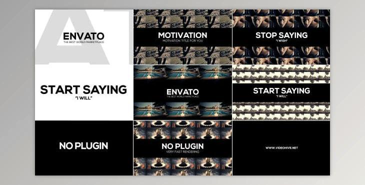 Clean Motivation Title (Videohive 19656052) - AE Project