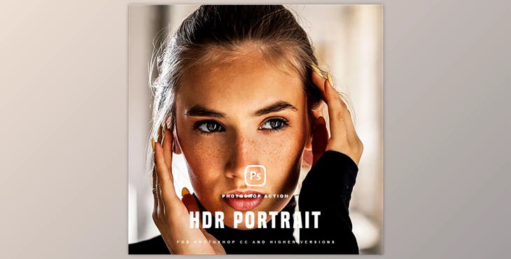 HDR Portrait Photoshop Action Graphicriver - 35586915
