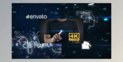 Touch Screen Logo Reveal 4K (Videohive 25706559)