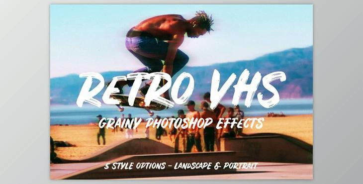 Retro VHS – Grainy Photoshop Effects