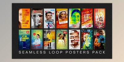 Seamless Loop Posters (Videohive 29555824) - AE Project