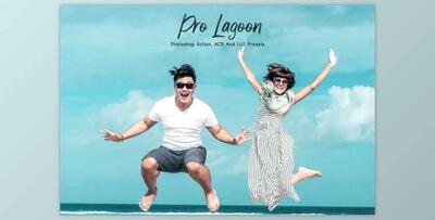10 Photoshop Action ACR LUT Lagoon (atn, xmp, cube)