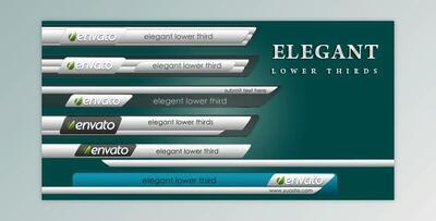 Elegant Lower Thirds (Videohive 2656502)