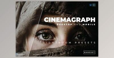 Cinemagraph Desktop and Mobile Lightroom Preset by Bangset