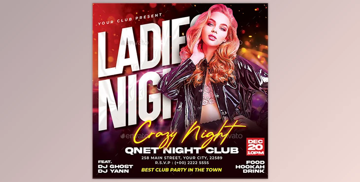 Night Party Flyer GraphicRiver - 35116393