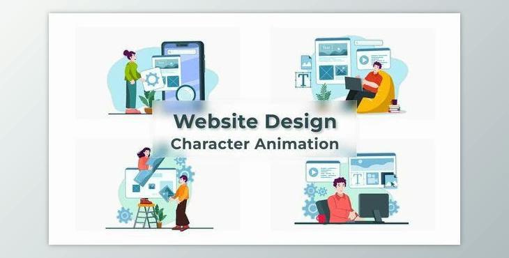 Website Design Explaner Animation Scene (Videohive 38210629) - AE Project