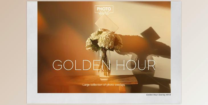Golden Hour Overlays CreativeMarket - 7049376