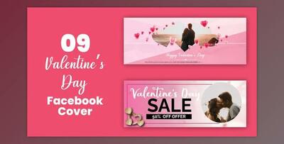 Valentine Sale Offer Facebook Cover (Videohive 35758596) - AE Project