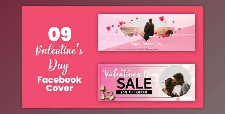 Valentine Sale Offer Facebook Cover (Videohive 35758596) - AE Project