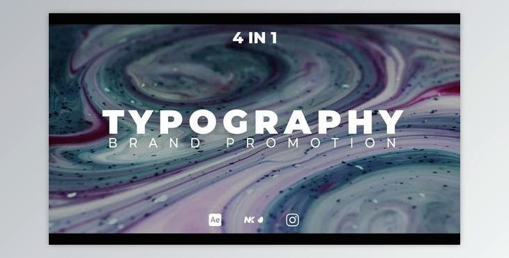 Snap Typography Promo (Videohive 37710868) - AE Project