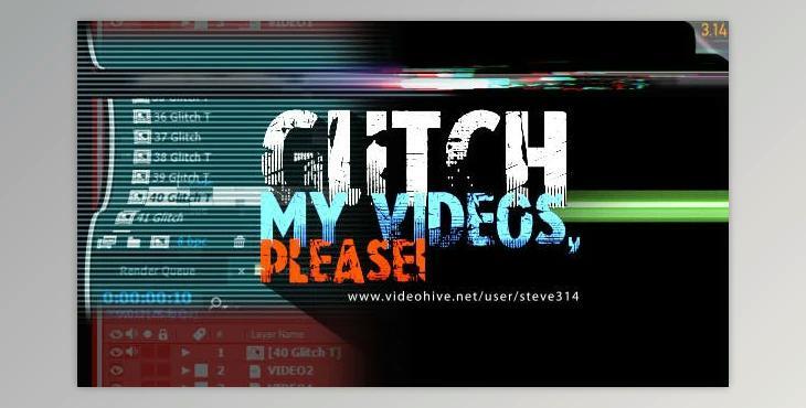 Glitch My Videos Please! (Videohive 12025423) - AE Project