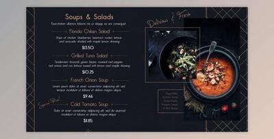 Delicious Restaurant Menu (Videohive 32282158) - AE Project