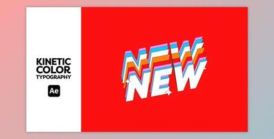 Kinetic Color Typography (Videohive 44893550) - AE Project