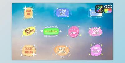 Plate Titles for FCPX (VideoHive 54166589)