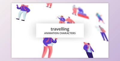 Travelling - Character Set (Videohive 32842674) - AE Project