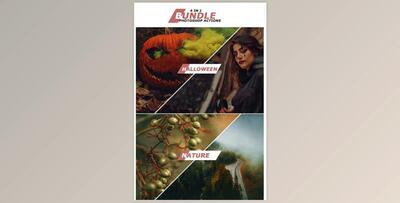4 IN 1 Photoshop Actions October Bundle 1 GraphicRiver-28998198