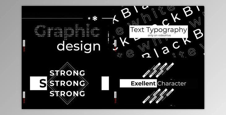 Text Typography (Videohive 45150220) - AE Project