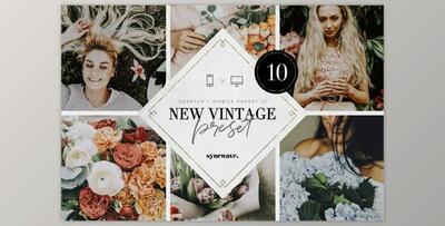 New Vintage Lightroom Preset Bundle By SYNCWAVE (Mob, Desk)