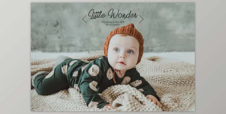 10 Photoshop Actions ACR Presets LUT Filters Neo Little Wonder by 3Motional (atn, xmp, Cube)