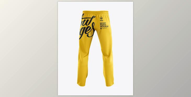 Sport Pants Mockup - Back View 11593